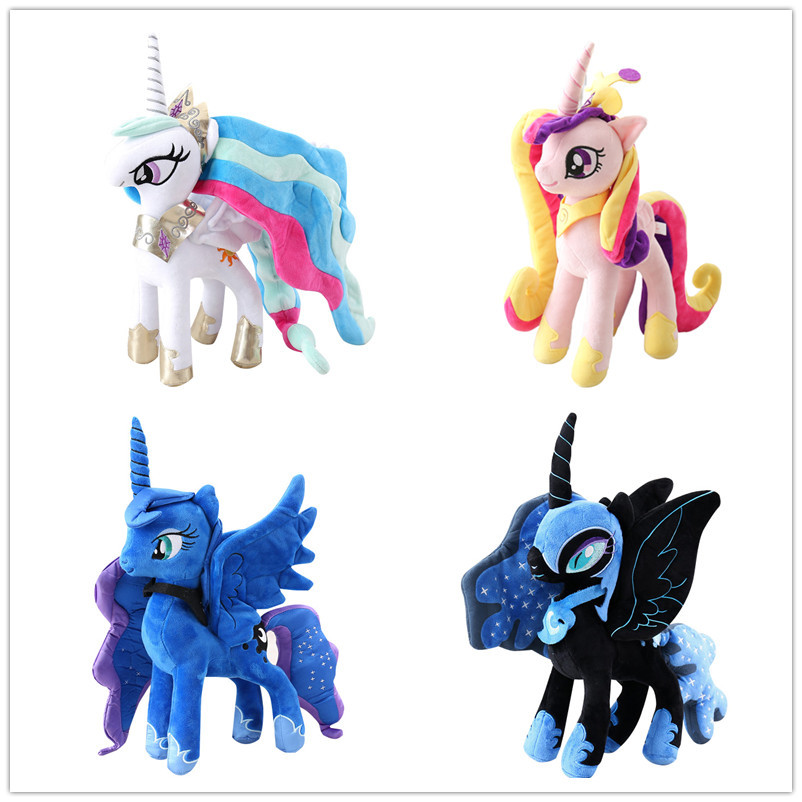 Genuine My Little Pony Plush Toy Universe Princess Moon Princess Nightmare Month Crane Machine Anime Plush 2 - My Little Pony Plush