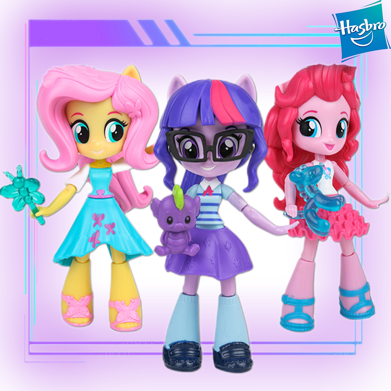 Hasbro My Little Pony Rainbow Dash Twilight Sparkle Rarity Model Dolls Kawaii Anime Kids Toys Christmas - My Little Pony Plush