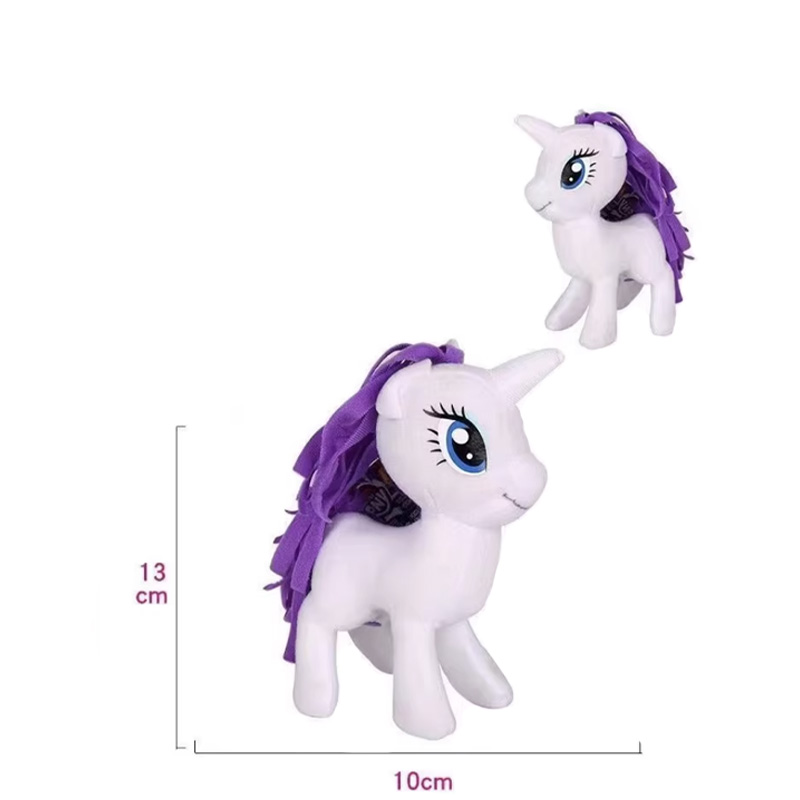 Hasbro My Little Pony Twilight Sparkle Rainbow Dash Applejack Rarity Animal Figures Cartoon Plush Toys Cute 4 - My Little Pony Plush